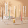 Reversible Hurricane Glass Candle Holders