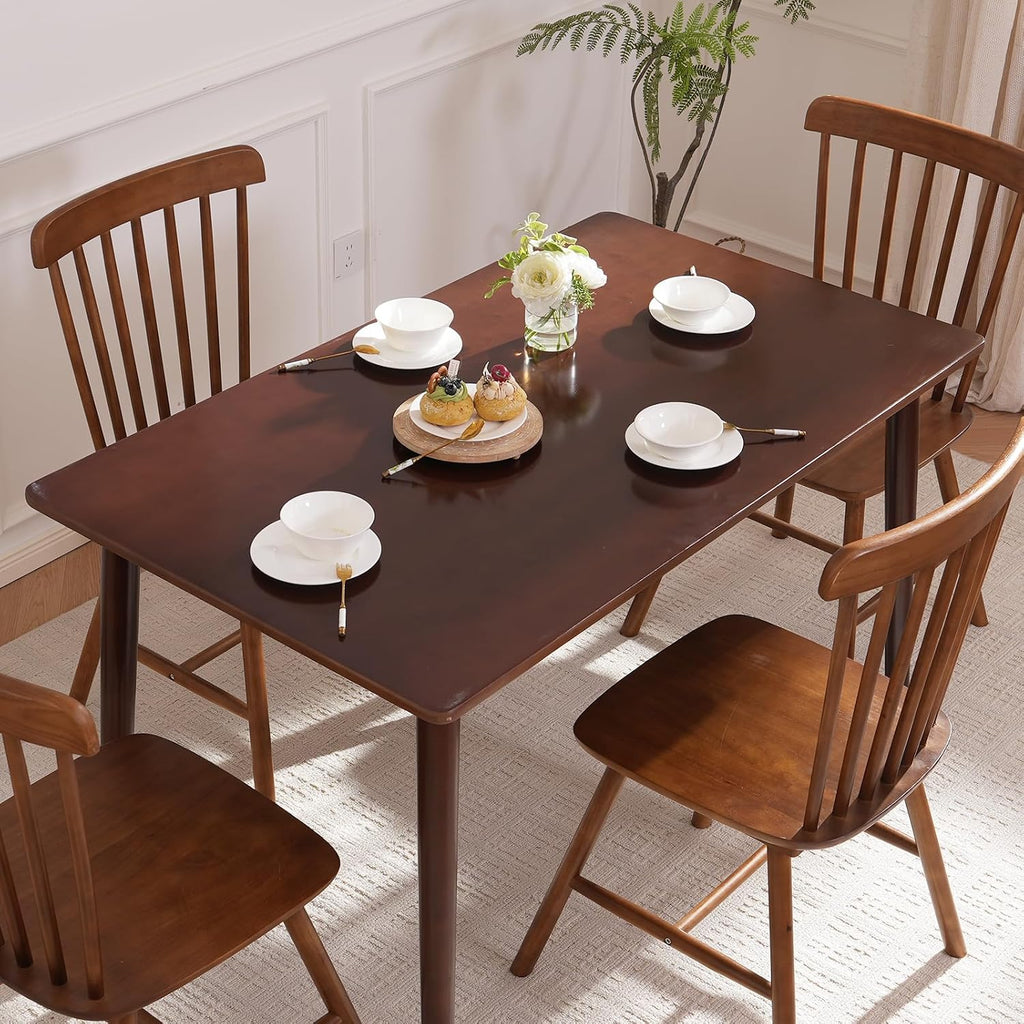 Bamboo Rectangular Dining Table Seats Four To Six
