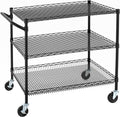 Three Tier Steel Rolling Utility Service Cart